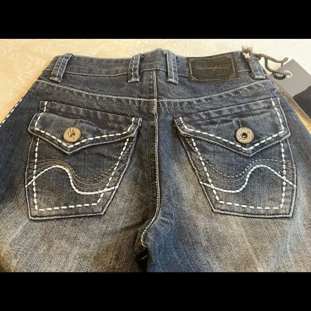 💥Redemption Boys Denim Fashion Jeans Size : 12